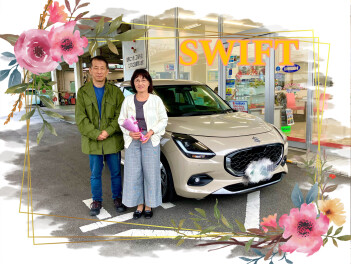 スイフトご納車いたしました(*^^*)